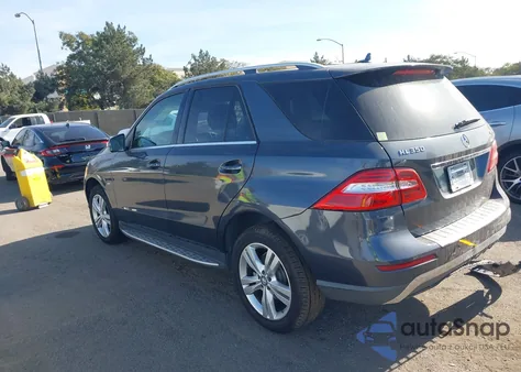 2012 Mercedes-Benz Ml 350 4Matic из США, поврежденный, VIN 4JGDA5HB9CA033686